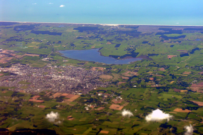 aerial view of levin