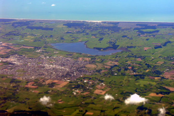 aerial view of levin